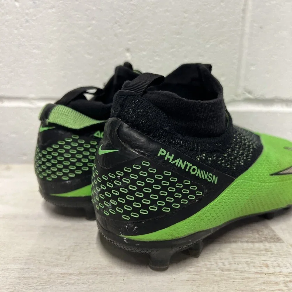 Nike CD4062-306 Jr Phantom VSN 2 Elite DF FG/MG Green/Black 5y Womens 6.5